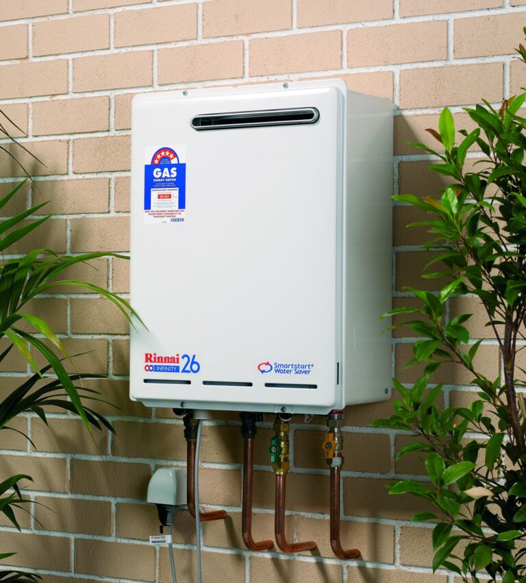 Technician performing maintenance on an air conditioner in Melbourne.